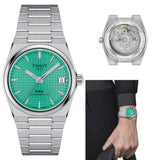 Tissot PRX Powermatic 80 Light Green Dial Silver Steel Strap Watch for Men - T137.207.11.091.01