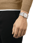 Tissot PRX Powermatic 80 Silver Dial Silver Steel Strap Watch For Men - T1374072203100