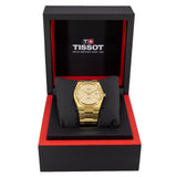 Tissot PRX Powermatic 80 Gold Dial Gold Steel Strap Watch for Men - T137.407.33.021.00