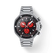 Tissot T Race Marc Marquez Limited Edition Black Dial Silver Steel Strap Watch for Men - T141.417.11.051.00