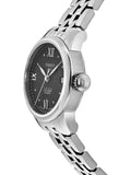 Jam Tangan Tissot Le Locle Automatic Lady Black Dial Silver Steel Strap Untuk Wanita - T41.1.183.56