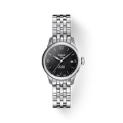 Tissot Le Locle Small Automatic Black Dial Silver Steel Strap Watch For Women - T41.1.183.54