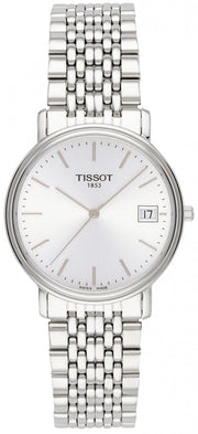 Tissot T Classic Desire Silver Dial Silver Mesh Bracelet Watch for Men - T52.1.481.31