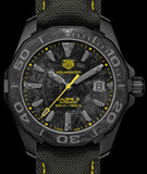 Tag Heuer Aquaracer Carbon Dial Watch for Men - WBD218B.FC6446