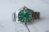 Tag Heuer Aquaracer Green Dial Watch for Men - WAY2015.BA0927