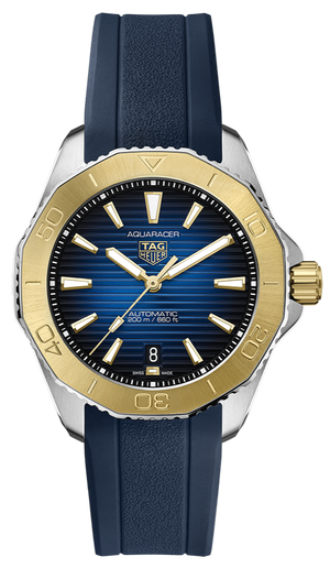 Tag Heuer Aquaracer Professional 200 Automatic Blue Dial Blue Rubber Strap Watch for Men - WBP2150.FT6210