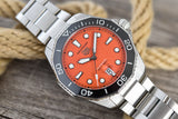 Tag Heuer Aquaracer Professional 300 Orange Diver Automatic Orange Dial Silver Steel Strap Watch for Men - WBP201F.BA0632