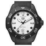 Tag Heuer Aquaracer Professional 300 Automatic White Dial Black Rubber Strap Watch for Men - WBP201D.FT6197