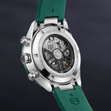 Tag Heuer Carrera Chronograph 44mm Green Dial Green Steel Strap Watch for Men - CBN2A1N.FT6238