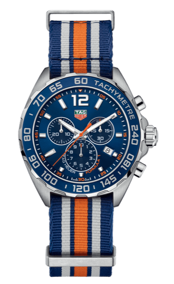 Tag heuer orange and blue online