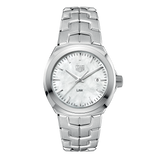 Tag Heuer Link Quartz Mother of Pearl Dial Silver Steel Strap Watch for Women - WBC1310.BA0600