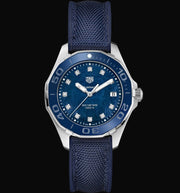 Tag Heuer Aquaracer Blue Mother of Pearl Dial Watch for Women - WAY131L.FT6091