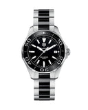 Jam Tangan Pria Tag Heuer Aquaracer Quartz Black Dial Two Tone Steel Strap - WAY131A.BA0913