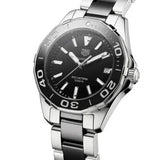Jam Tangan Pria Tag Heuer Aquaracer Quartz Black Dial Two Tone Steel Strap - WAY131A.BA0913