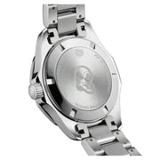 Tag Heuer Aquaracer Quartz Black Dial Silver Steel Strap Watch for Women - WAY131K.BA0748