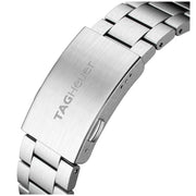 Tag Heuer Formula 1 Quartz Green Dial Silver Steel Strap Watch for Men - WAZ1017.BA0842