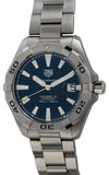 Tag Heuer Aquaracer Automatic Blue Dial Silver Steel Strap Watch for Men - WBD2112.BA0928