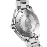 Tag Heuer Aquaracer Calibre 5 Automatic Sunray Brown Dial Silver Steel Strap Watch for Men - WAY2018.BA0927