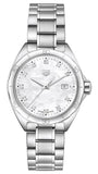 Tag Heuer Formula 1 Diamonds Mother Of Pearl White Dial Silver Steel Strap Watch for Women - WBJ1419.BA0664