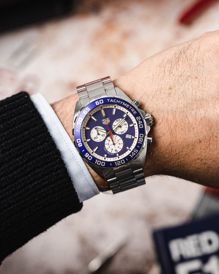 Tag f1 cheap blue