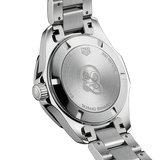 Jam Tangan Tag Heuer Aquaracer Quartz Dial Hitam dengan Tali Baja Perak untuk Wanita - WAY131M.BA0748