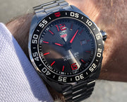 Tag Heuer Formula 1 Quartz Anthracite Dial Silver Steel Strap Watch for Men - WAZ1018.BA0842
