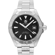 Tag Heuer Aquaracer Automatic Black Dial Silver Steel Strap Watch for Men - WAY2110.BA0928