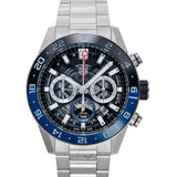 Tag Heuer Carrera Chronograph Blue Dial Silver Steel Strap Watch for Men - CBG2A1Z.BA0658