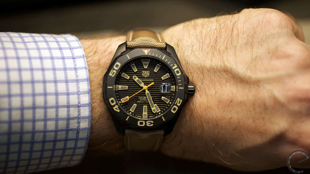 Tag Heuer Aquaracer Black Dial Watch for Men