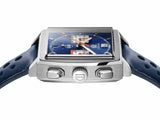 Tag Heuer Monaco Gulf Automatic Chronograph Blue Dial Blue Leather Strap Watch for Men - CBL2115.FC6494