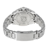 Tag Heuer Aquaracer Quartz Chronograph Black Dial Silver Steel Strap Jam Tangan untuk Pria - CAY111A.BA0927