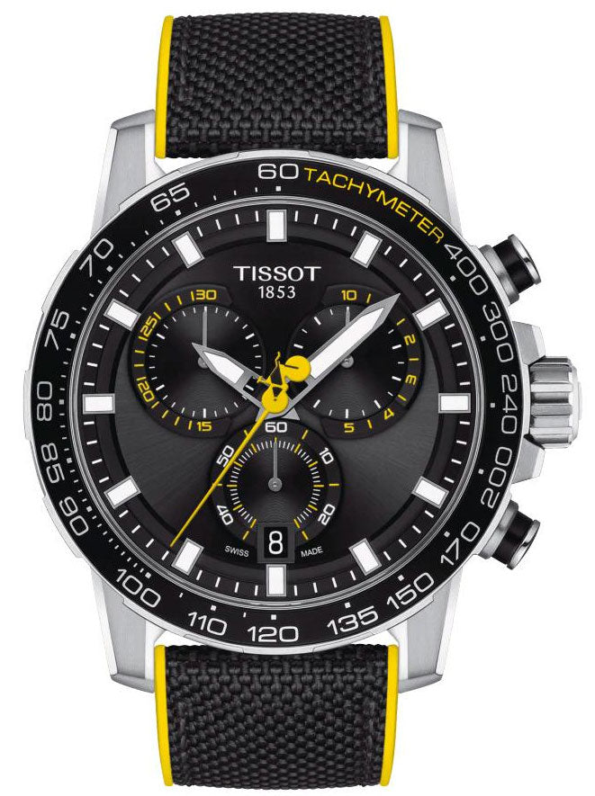 Tissot T Sport Supersport Chrono Tour De France Black Dial Black