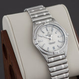 Breitling Chronomat 32 Diamonds White Dial Silver Steel Strap Watch for Women - A77310591A1A1