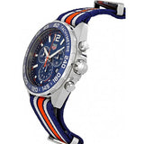 Tag Heuer Formula 1 Chronograph 43mm Dial Biru Jam Tangan NATO Strap untuk Pria - CAZ1014.FC8196