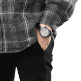 Tag Heuer Formula 1 Automatic Chronograph Gray Dial Two Tone Strap Watch untuk Pria - CAZ2012.BA0970