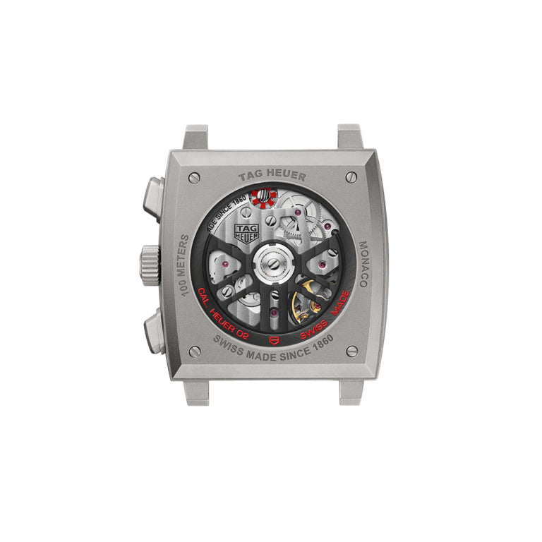 Tag Heuer Monaco Automatic Chronograph Grey Dial Black Nylon Strap Watch for Men - CBL2183.FT6236