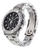 Tag Heuer Aquaracer Quartz Chronograph Black Dial Silver Steel Strap Watch for Men - CAY1110.BA0927