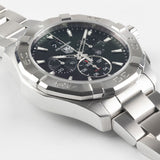 Tag Heuer Aquaracer Chronograph Black Dial Silver Steel Strap Watch for Men - CAY1110.BA0927