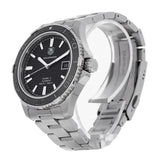 Tag Heuer Aquaracer Caliber 5 Automatic Black Dial Silver Steel Strap Watch for Men - WAK2110.BA0830