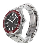Jam Tangan Pria Tag Heuer Aquaracer Dial Hitam dengan Tali Baja Perak - WAY101B.BA0746
