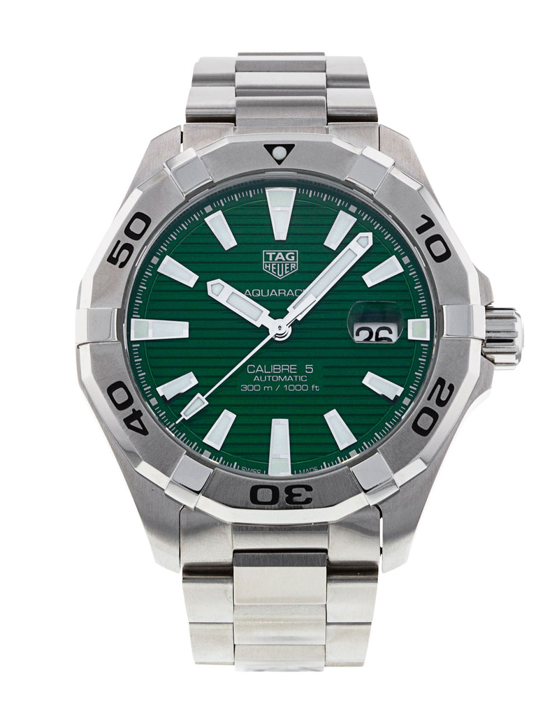 Tag Heuer Aquaracer Green Dial Watch for Men