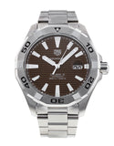 Tag Heuer Aquaracer Brown Sunray Dial Watch for Men - WAY2018.BA0927