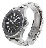 Tag Heuer Aquaracer Caliber 5 Black Dial Silver Steel Strap Watch for Men - WAY201A .BA0927