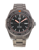 Tag Heuer Aquaracer Calibre 5 Bamford Limited Edition Black Dial Grey Steel Strap Watch for Men - WAY208C.FC6383