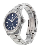 Jam Tangan Pria Tag Heuer Aquaracer Automatic Blue Dial Silver Steel Strap - WAY2112.BA0928