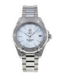 Tag Heuer Aquaracer White Mother of Pearl Dial Watch for Women - WBD1311.BA0740