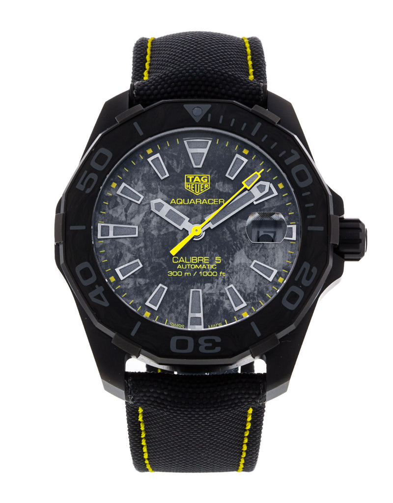 Tag Heuer Aquaracer Carbon Dial Watch for Men