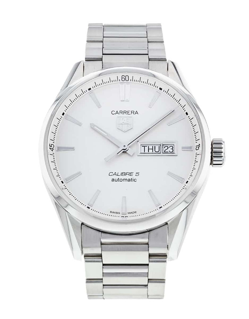 Tag Heuer Carrera White Dial Watch for Men