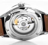 Tag Heuer Carrera Calibre 5 Jam Tangan Tali Kulit Coklat Dial Putih Otomatis untuk Pria - WAR201D.FC6291