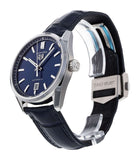 Tag Heuer Carrera Date Blue Dial Blue Leather Strap Watch for Men - WBN2112.FC6504